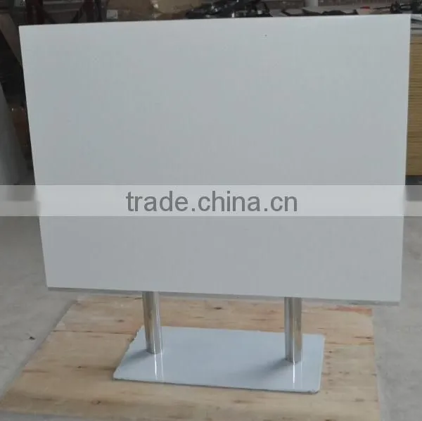 Cheap Acrylic Stone Dining Table Top White Artificial Marble Table,Restaurant Table photo-2