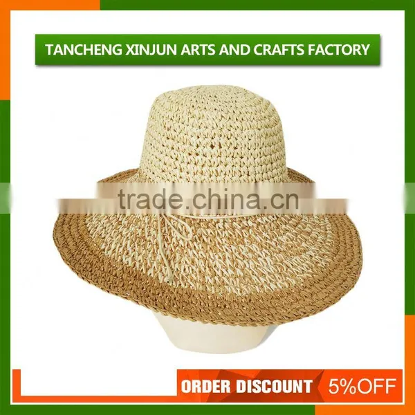 Beautiful Foldable Ladies Fashion Beach Straw Hat photo-4