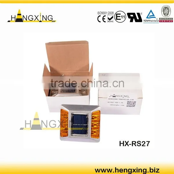 RS27 LED Synchronous Flashing Solar Road Stud Aluminium Made photo-5