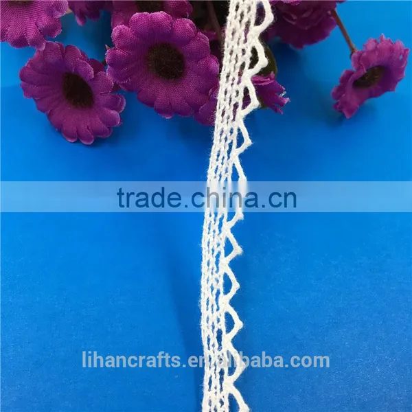 Wholesale High Quality H0514C Lace Ribbon,Crocheted Lace,100% Cotton Lace photo-2