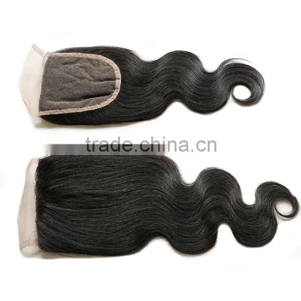 7A Brazilian Body Wave Closure 100% Virgin Human Hair 3.5x4 Swiss Lace Closure Bleached Knots Free Middle 3 Way Part Top Closure photo-2