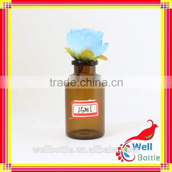 Brown Glass Chemical Bottles for Chemical Glass With Stopper Free Sample Glass Vial photo-4