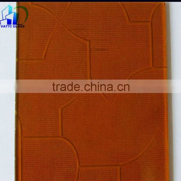 Chinese Fashion Design Diamond Embossed Glass Art Glass photo-6