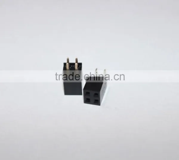 2.54mm Double Row Straight Female Header 2 Pin photo-6