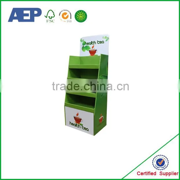 Surfboard Cardboard Promotion Double Layer Cardboard Book Display Stands photo-3