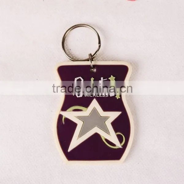 Star Soft Pvc Keychain Pvc Rubber Key Chain photo-2