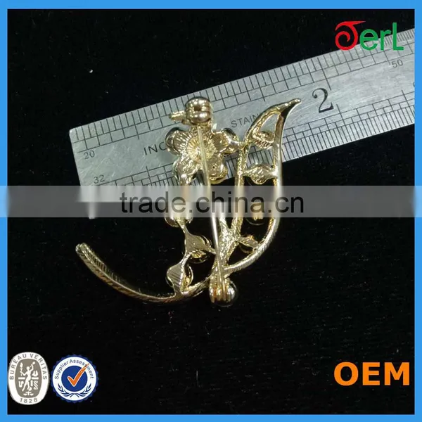 Wholesale New Simple Style Wedding Bouquet Handmade Rhinestone Flower Brooch photo-6