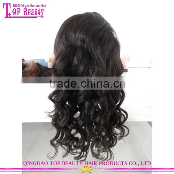 China Factory Indian Natural Hair Wig 100% Virgin Human Natural Girls Hair Wig photo-4