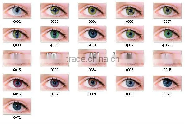 Various Natural Looking Crazy Contact Lenses/Cosmetic Big Dewy Eyes Tinted Contact Lens/yearly Original Guaranteed Contact Lens