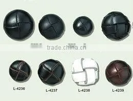 Real Hand-made Leather Products/leather Frog Button for Garment/coat/colthing