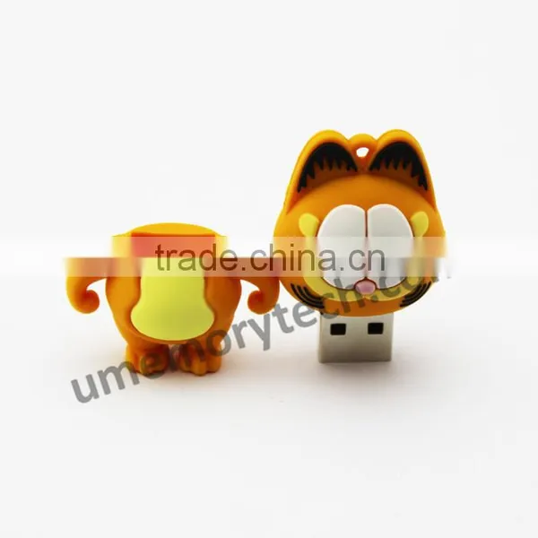 Garfield Shape Cute Usb Flash Drives Bulk 10 Pack Usb Flash Drives 1gb photo-2