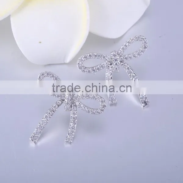 White Stone Stud Earrings Earring Stud photo-6