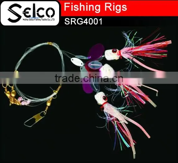 Carp Fishing Sabiki Fishing Rigs 4.5cm Glitter Colorful Eel Tube With Feather photo-5