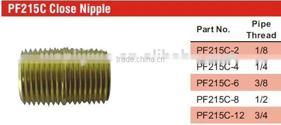 PF215C Close Nipple,Pipe Fitting,Brass Fitting,Auto Parts photo-5
