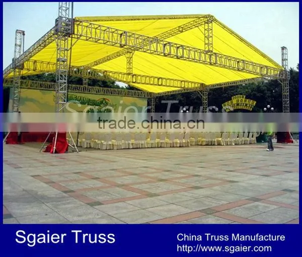 Live Concert Aluminum Pitched Roof Truss Design photo-5