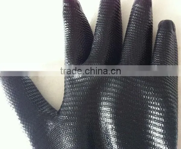 Nitrile Coated Zebra Nylon Gloves photo-3