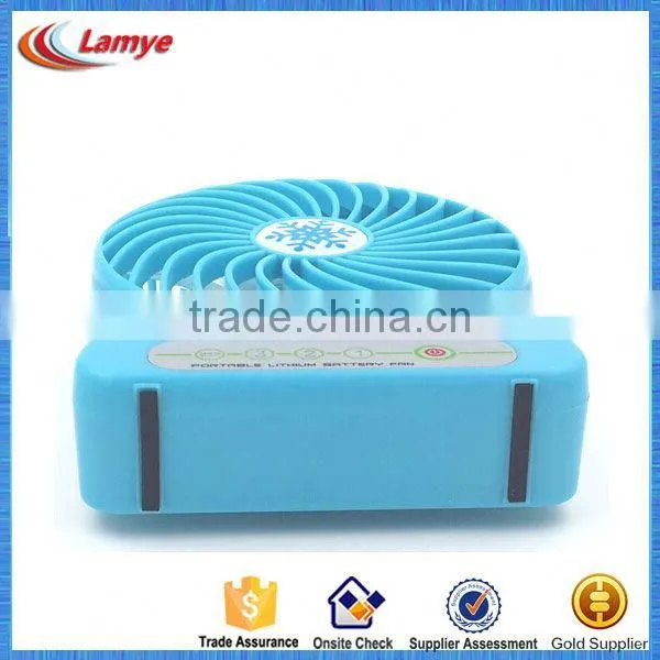 Custom Air Cooler Battery Operated Rechargeable Standing Fan for Phone photo-3