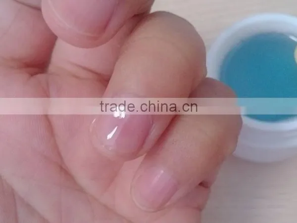 China Wholesale UV Builder Gel Transparent Blue Gel photo-6