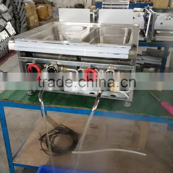 Gas Temperature-controlled Fryer 2-tanks & 2-basket Gas Fryers GF-72A photo-2
