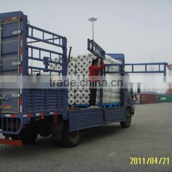 White Color Bale Net With Blue Side Strips photo-2