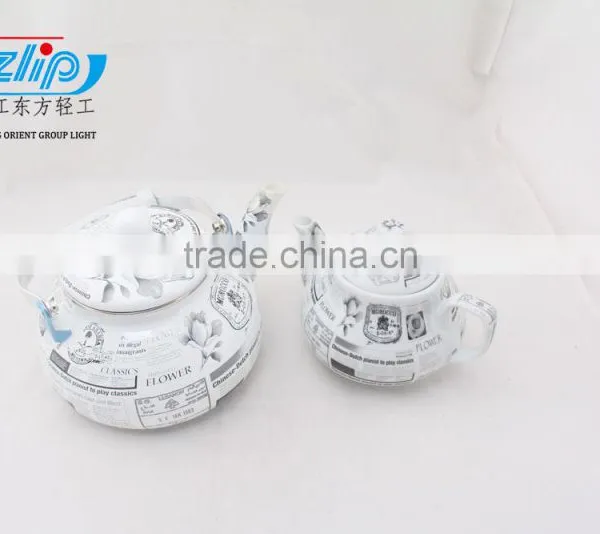 2.4+0.9 L Enamel Kettle photo-3