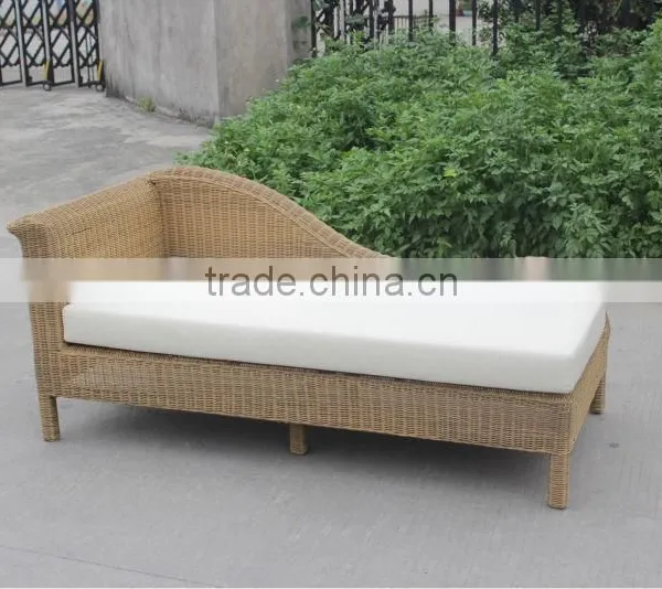 C - S-12 Hot Cheap Sale Garden Furniture Durable Rattan Lounger photo-3