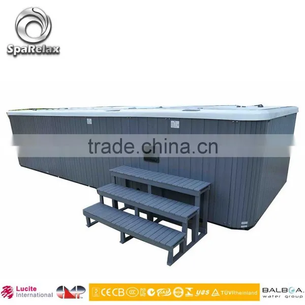 High Quality Fiberglass Pool Outdoor Swim Spa With CE (SRP-660) photo-4