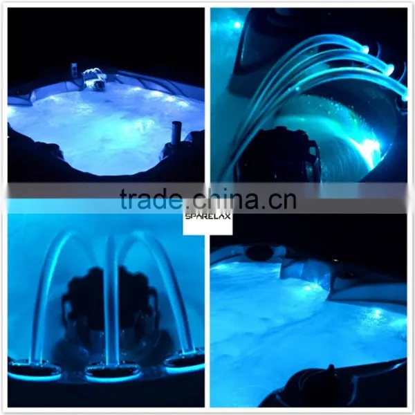 Factory Supply Outdoor Rectangular Swim Spa Pop-up TV Swim Spa Pool 8 - 12 Person Hot Tub Led Swimming Pool Light photo-6