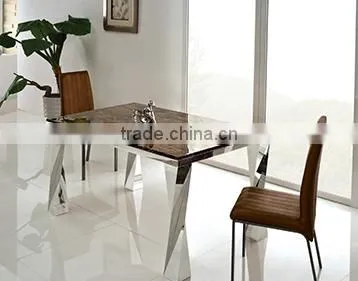 2017 Hot Sale Simple and Fashionable Marble Dining Table Set TH308 From China photo-3