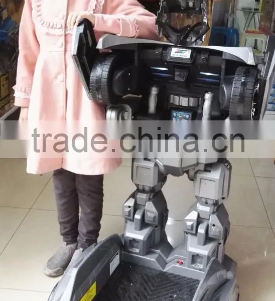 New Children Gifts Entertainment Ride On Robot Car, Electric Multi-functional Educational Children Ride On Transformer Car Robot photo-5