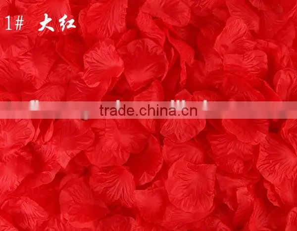 Colorful Rose Petal Table and Wedding Decoration photo-5