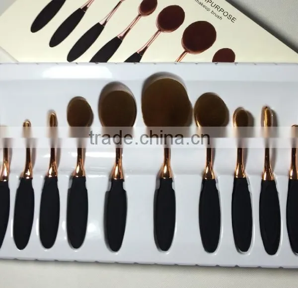Professional 10pcs Makeup Brush Good Quality Makeup Brush Set Toothbrush Cosmetic Brushes Mermaid Multipurpose Brush photo-4