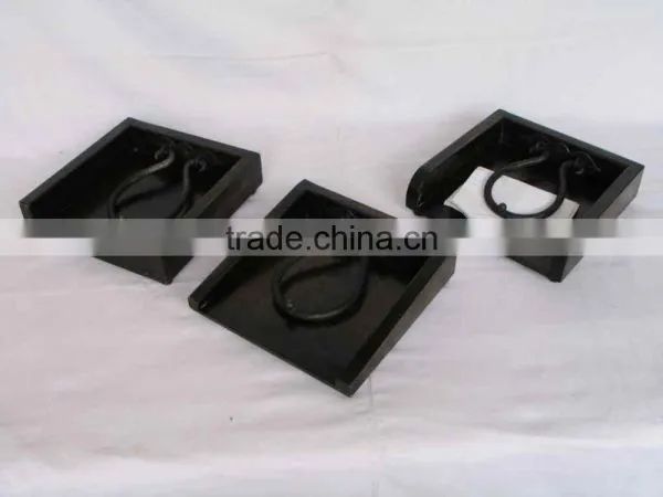 Letter Memo Desktop Letter Holder,Wooden Letter Tray / Top Grade Office Paper Holders,Wood Letter Holder,Iron Letter Holders