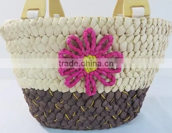 Mini Innovative Summer Woven Straw Bag Beach Natural photo-3