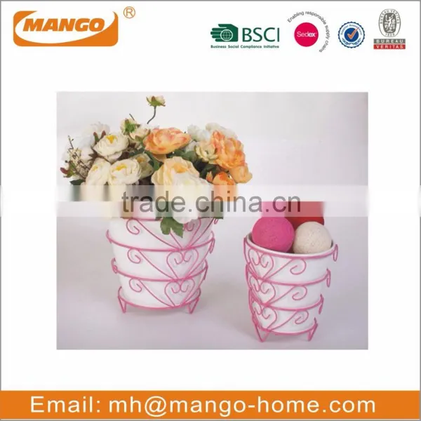Colorful Mini Indoor Kitchen Metal Flower Pot photo-4