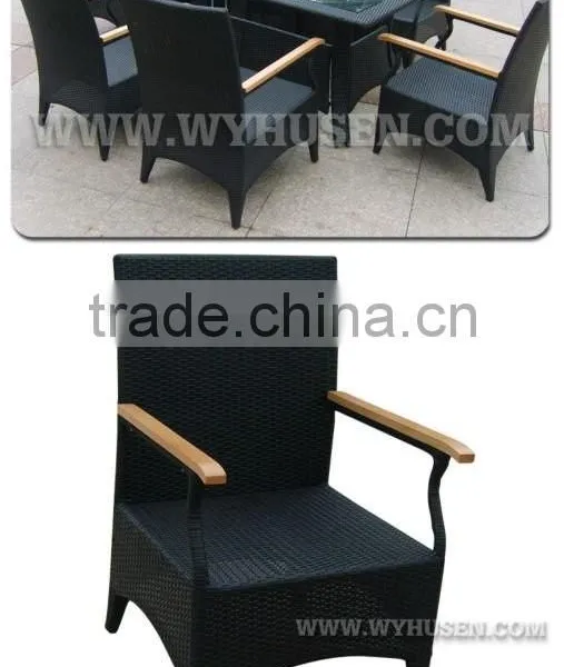 Rattan Outdoor/living Room Furniture PE Rattan Dining Sets for 6 Persons photo-6