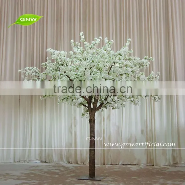 GNW BLS037 Limegreen Silk Cherry Blossom Trees Artificial Flower Wedding Tree photo-2