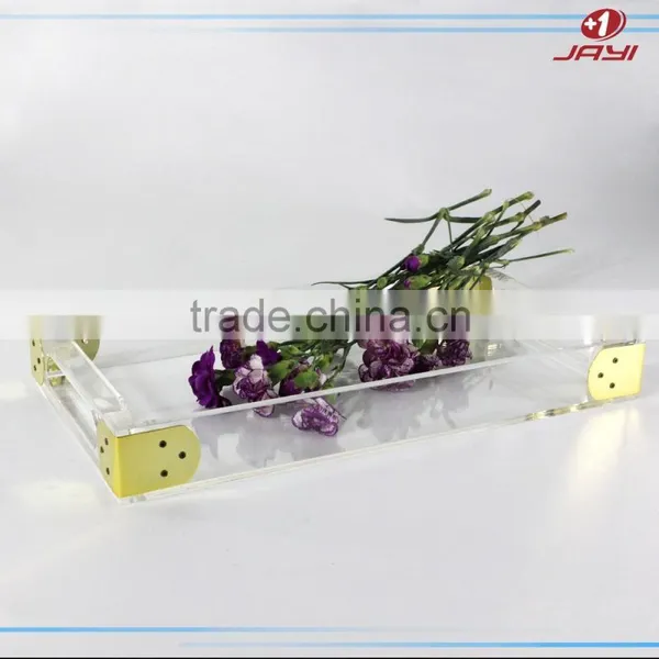 High Quality Custom Acrylic Serving Tray/Clear Acrylic Tray photo-3