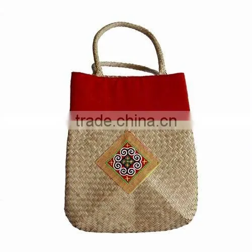 Eco Friendly Natural Seagrass Traw Handbag photo-5