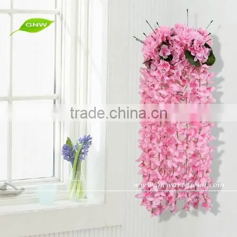 GNW FLV01 Hanging Wall Artificial Flower Vine Rattan Vine Plants Arches Decor Room photo-2