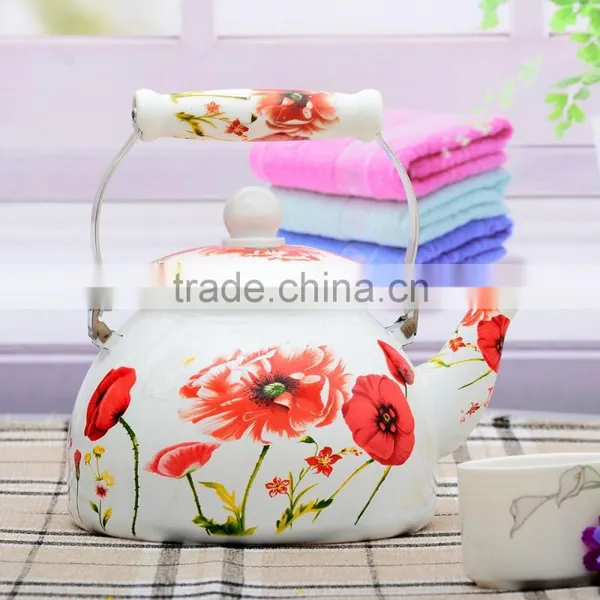 Tea Set 2.5 L Ceramic Teapot With Flower Design TeaPot Wholesale photo-6
