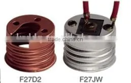 Copper/nickel-plated Copper/brass/aluminum Screwshell E40/e39/e27/e26 Lighting Lampholder Fitting photo-6