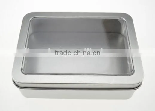 PVC Clear Window Metal Tin Box photo-6