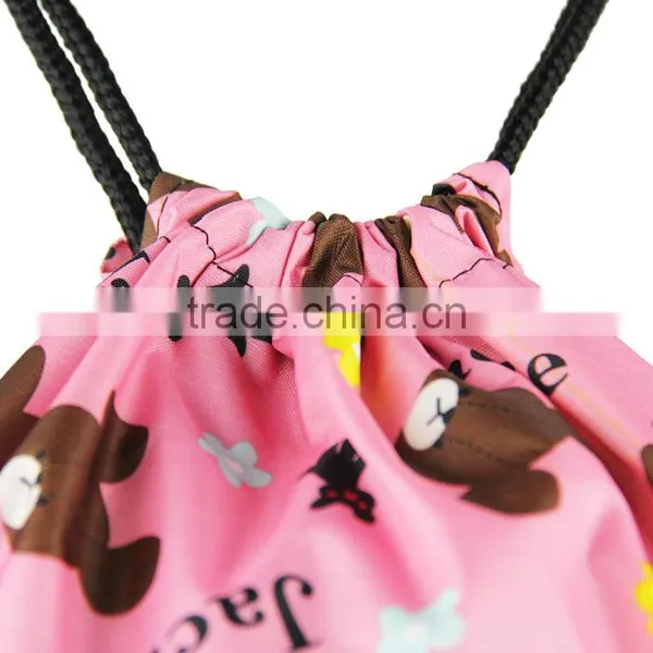 Day Backpack Use String Microfiber Bag With Drawstring photo-4