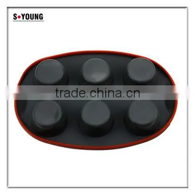 10111 6pcs Cups Shape Silicone Cake Mold photo-2