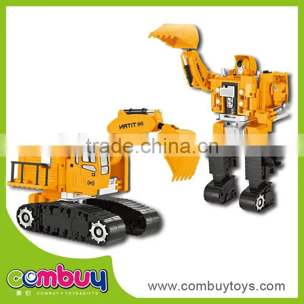 Hot Selling Educational Deformation Model Set Metal Excavator Toy