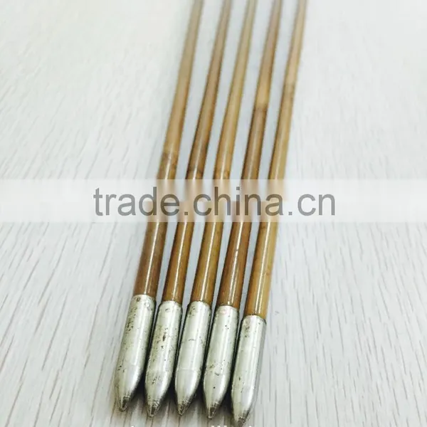 Hand-spined Self-nock Tonkin Bamboo Shafts Nailed With Bullet Tips For Archery Tournament photo-5
