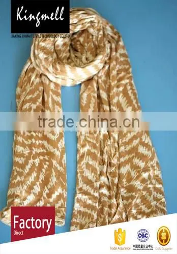 Cute Digital Printed Silk Scarf for Little Girls in Spring and Autumn photo-2