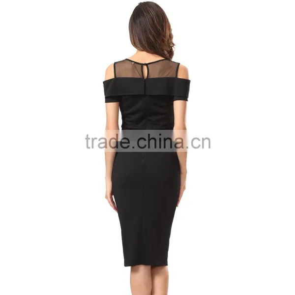Woman Skater Stitching Sample Design Short Sleeve Dress photo-5