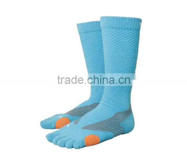 Non-Slip Woolen Knee High Toe Socks photo-3